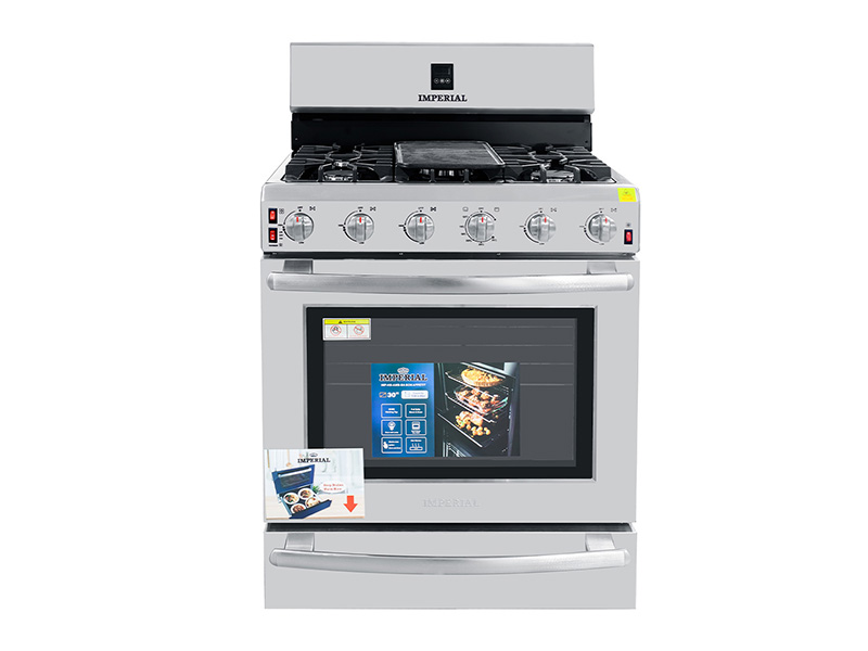 Bon Appetit Gas Stove (5 Burner, 30", with Broiler)